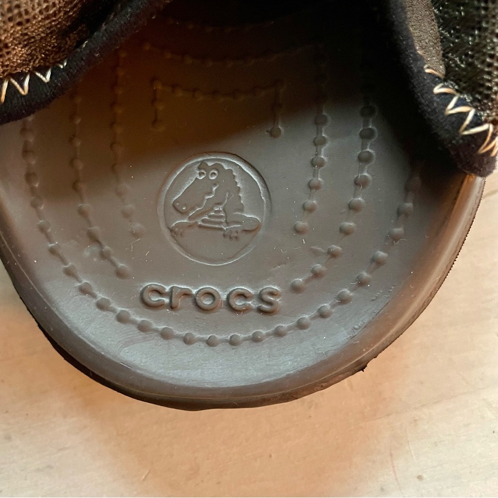 CROCS Brown Men’s Swiftwater Shoes Mesh Flexible Supportive Hiking Active Sz 12 - Picture 8 of 11